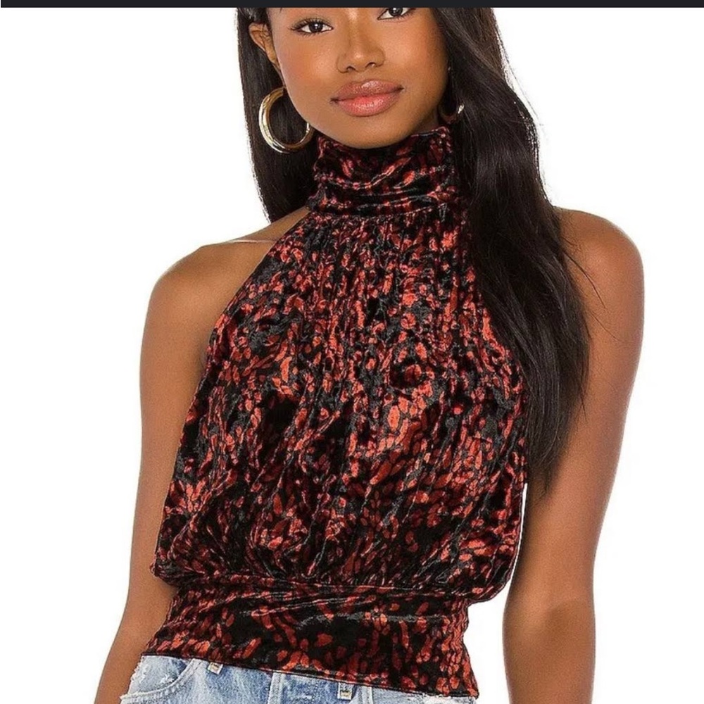 Free People Take a Break Halter Top